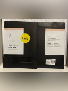 New! knix Super Leakproof black Bikini Briefs - 2 of them